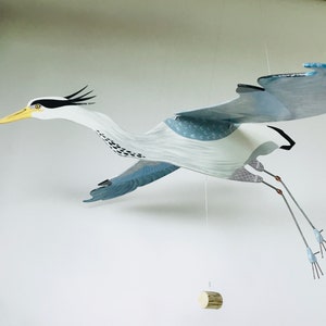 Flying mobile heron (smaller version)