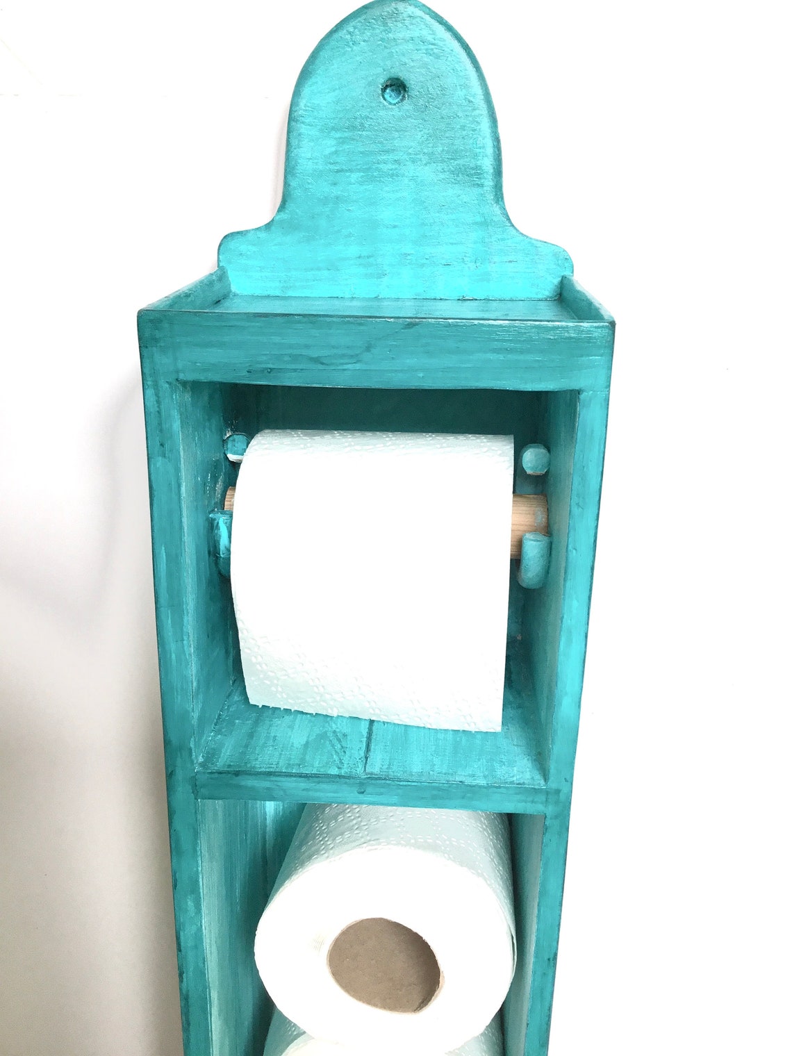 Wooden Loo Roll Holder Etsy