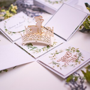 Geldgeschenke zur Hochzeit, explosionsbox hochzeit, Hochzeitsskarte fur  Brutspaar, hochzeit wunsche,  Geld geschenk verpackung