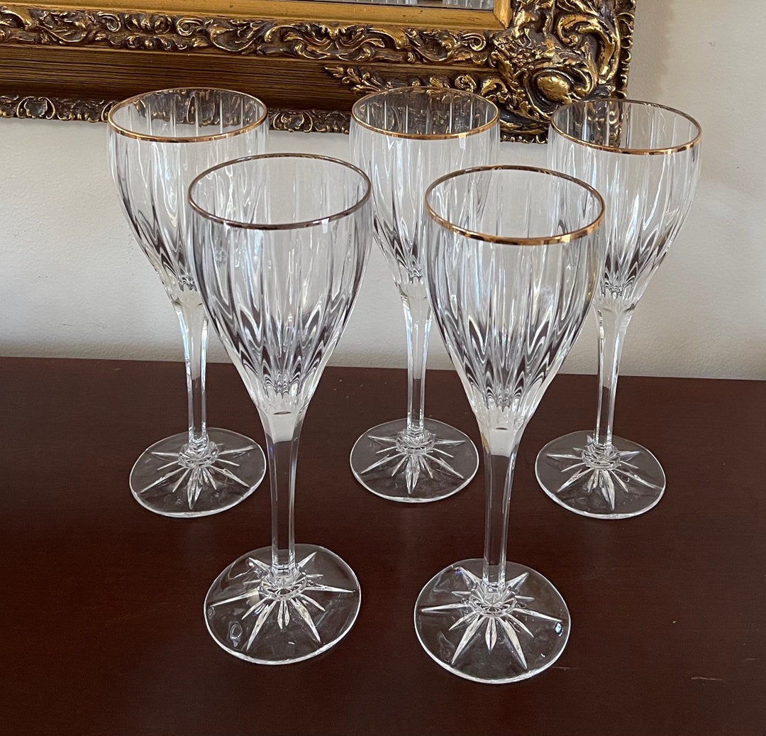 Mikasa Stemware/ Mikasa Wine Glasses/ Wine Glasses/ Crystal Wine