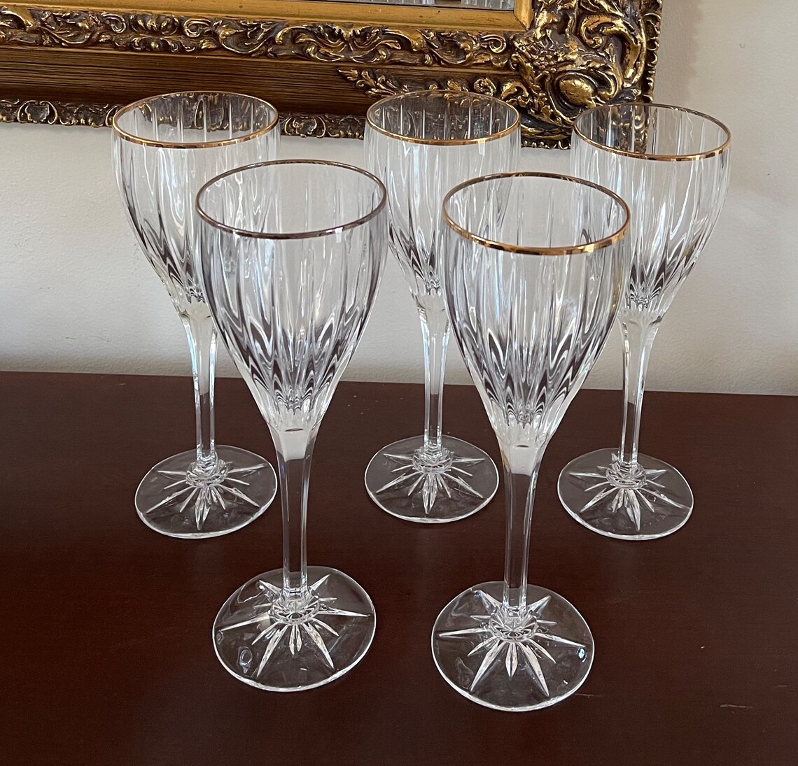 Mikasa Stemware/ Mikasa Wine Glasses/ Wine Glasses/ Crystal Wine