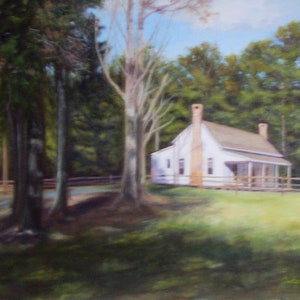 Post Civil War era home entitled Long Shadows