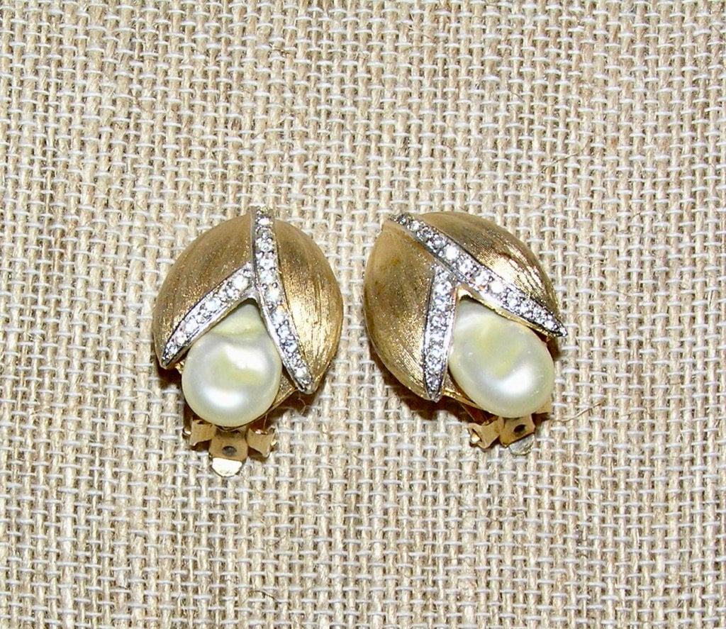 Boucle d'oreille plaqué or zirconium Go Mademoiselle 606631 à Paris