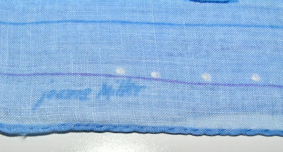 Joanne Miller Designer Signed Linen Handkerchief … - image 3