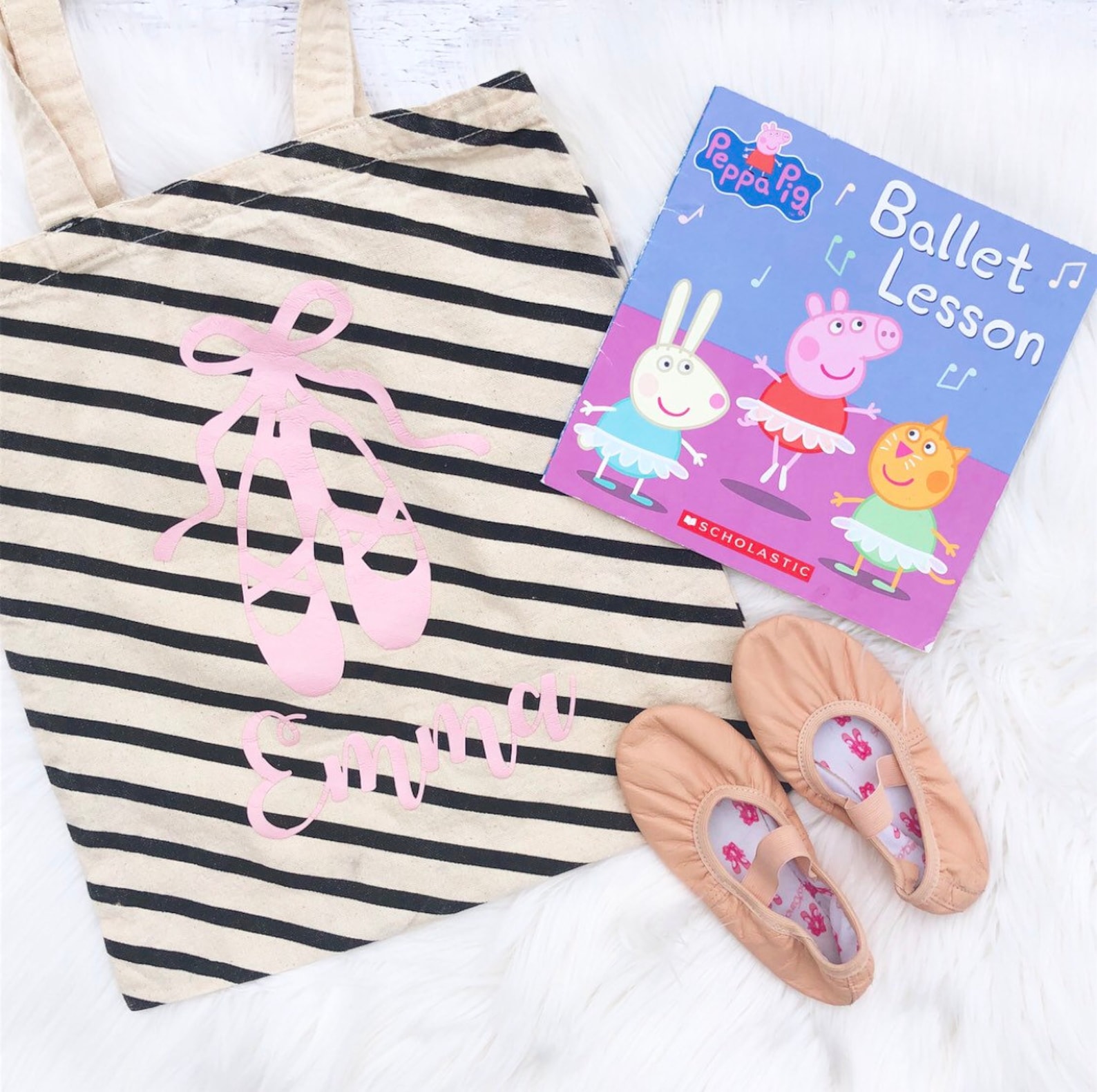 personalized ballet bag - ballet tote bag - dance canvas bag - tap shoe bag - dance recital gift - ballet gift bag - ballet part