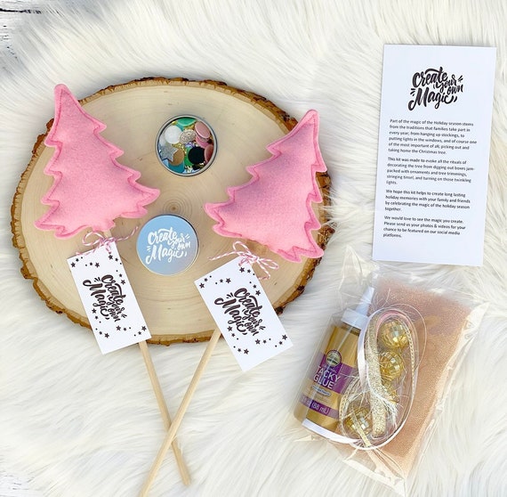 DIY Felt Christmas Tree Wand Decorating Kit Christmas Tree Etsy