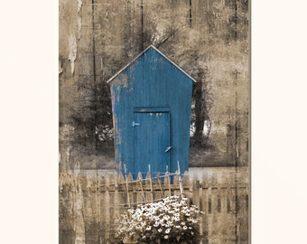 Blue Brown Decor Etsy