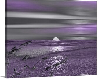 Purple Canvas Etsy