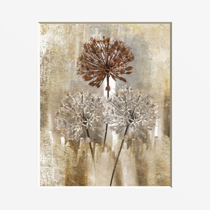 Rustic Brown White Home Decor Wall Art, Modern Bedroom, Living Room, Bathroom Photography Artwork Matted Picture  (Options)