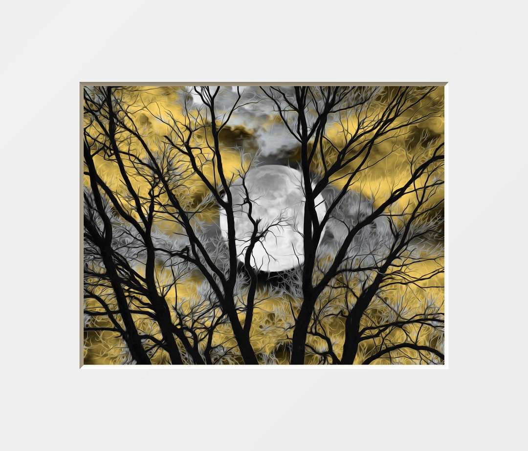 Black White Yellow Wall Art, Yellow Gray Rose Flowers, Coastal, Yellow