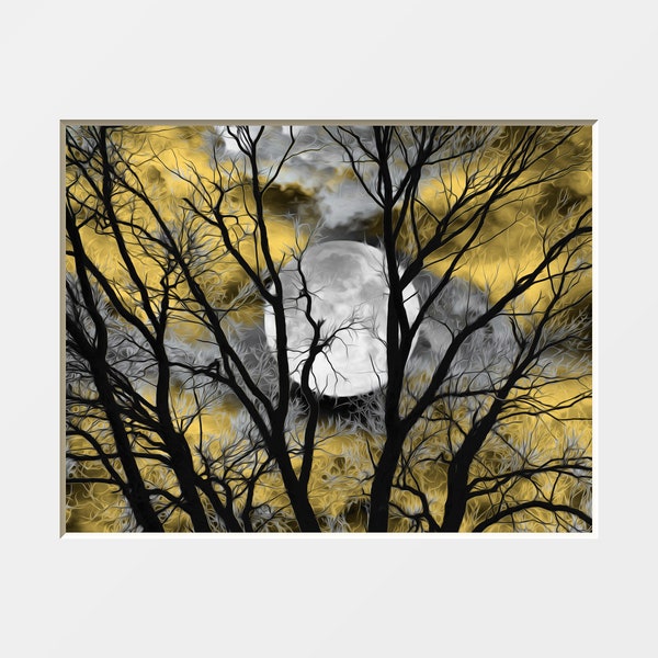 Yellow Wall Art Etsy