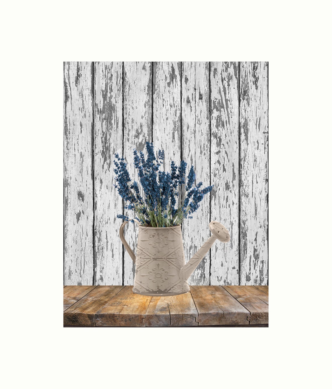 Blue Gray Rustic Farmhouse Wall Art Bathroom Living Room Etsy
