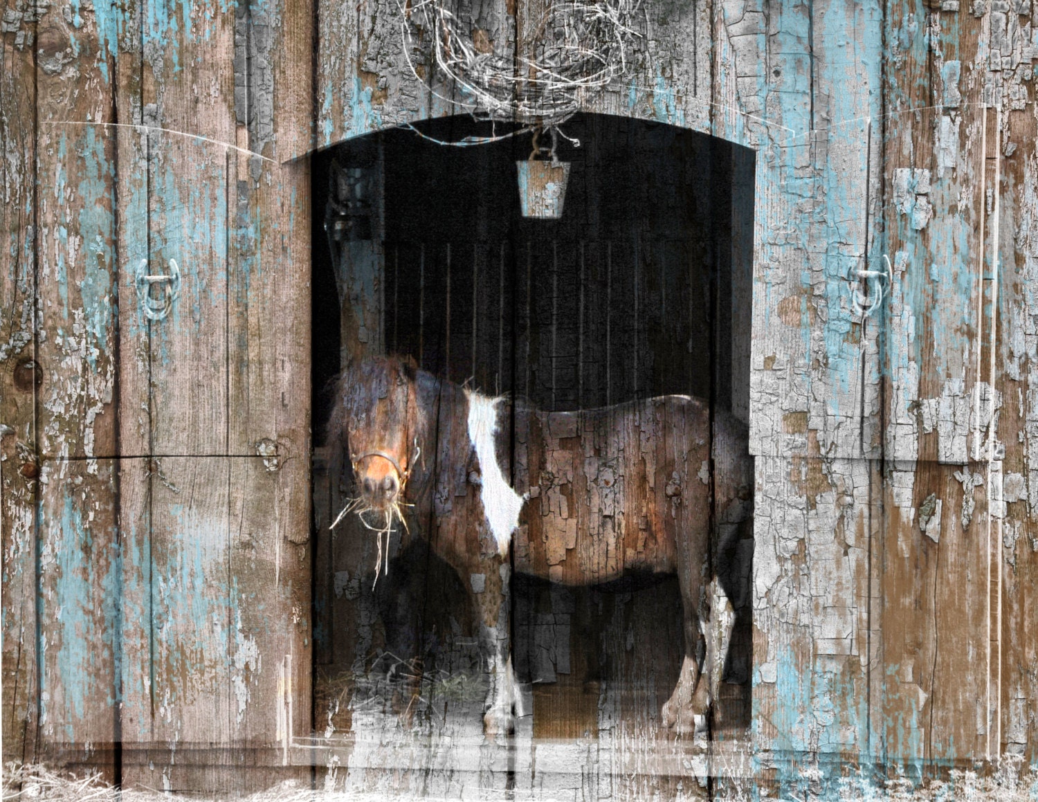 Rustic Barn Farmhouse Decor Horse Wall Art Rustic Country Etsy