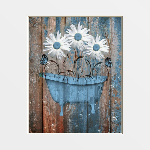 Bathroom Wall Art Framed Etsy