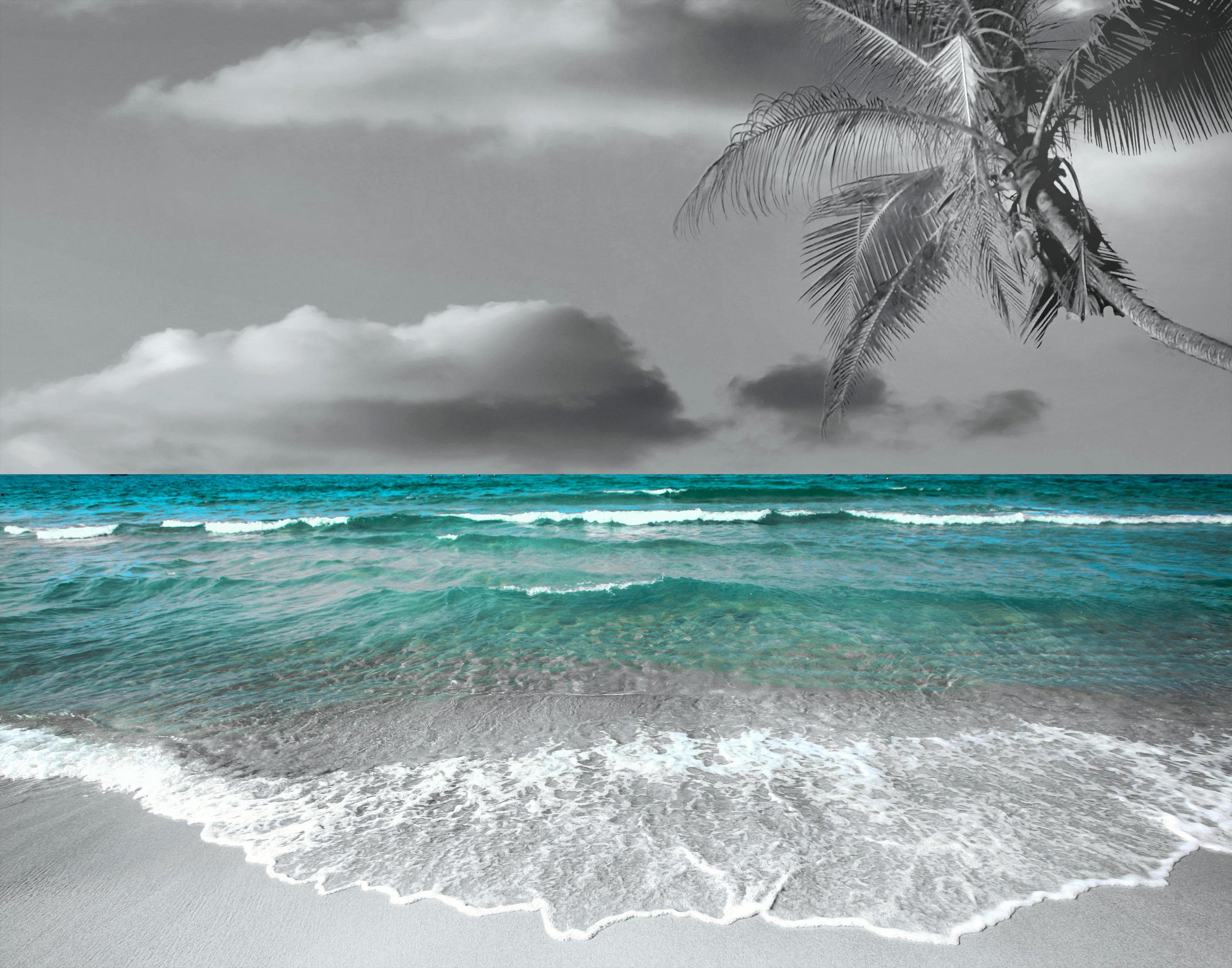 Coastal Wall Art Teal Ocean Beach Decor Teal Gray Coastal Etsy