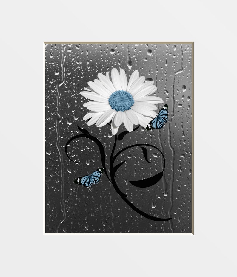 Black White Teal Wall Art Owl Moon Tree Wall Art Teal Home Etsy