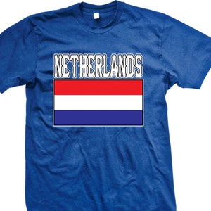 Netherlands Flag Men's T-shirt Dutch Flag Netherland - Etsy