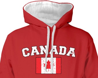 Kanada Canada Hoody Kapuzen Pullover Trikot mit Name & Nummer S M L XL XXL
