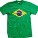 Sophia Bryan reviewed Brazil Flag Crest Men's T-shirt, Flag of Brazil, Brasil, Ordem e Progresso, Brazilian Flag Shirt, Men's Brazil T-shirts GH_00169_tee