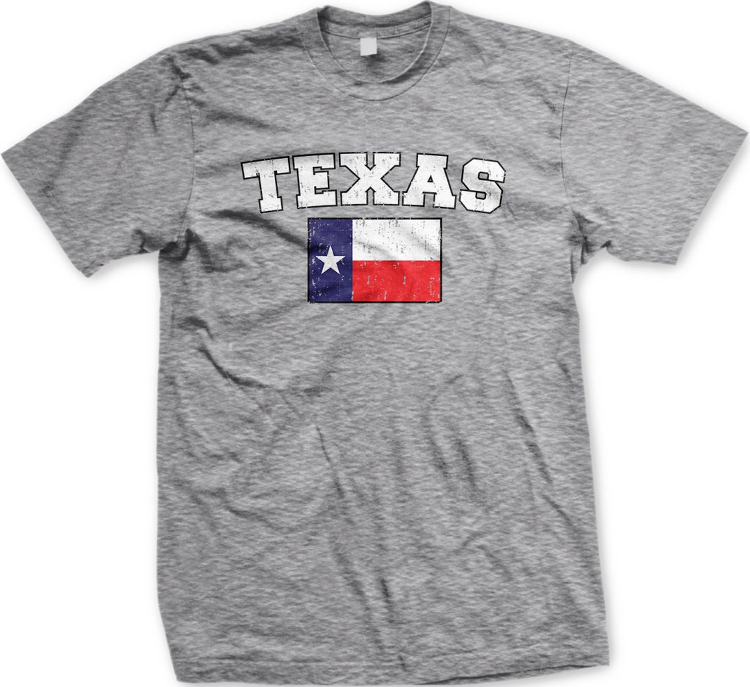 Texas Flag Men's T-shirt Texas State Flag Shirt State of - Etsy