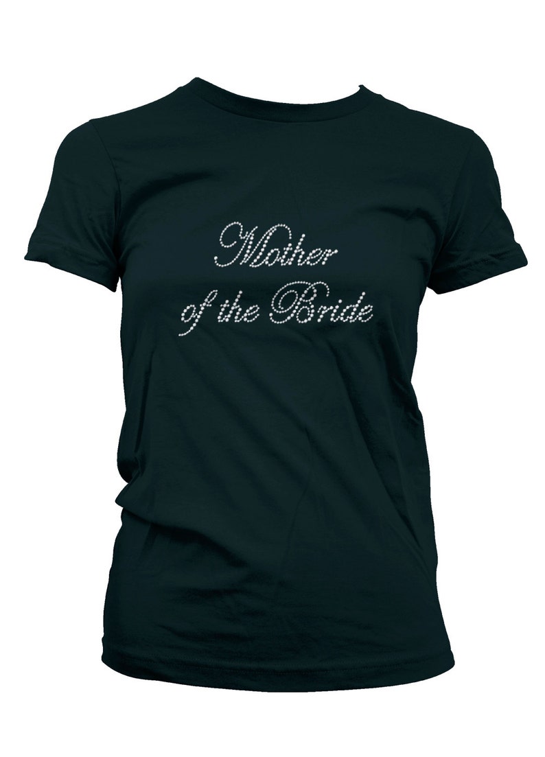 Rhinestone Mother of the Bride Tshirt | Etsy