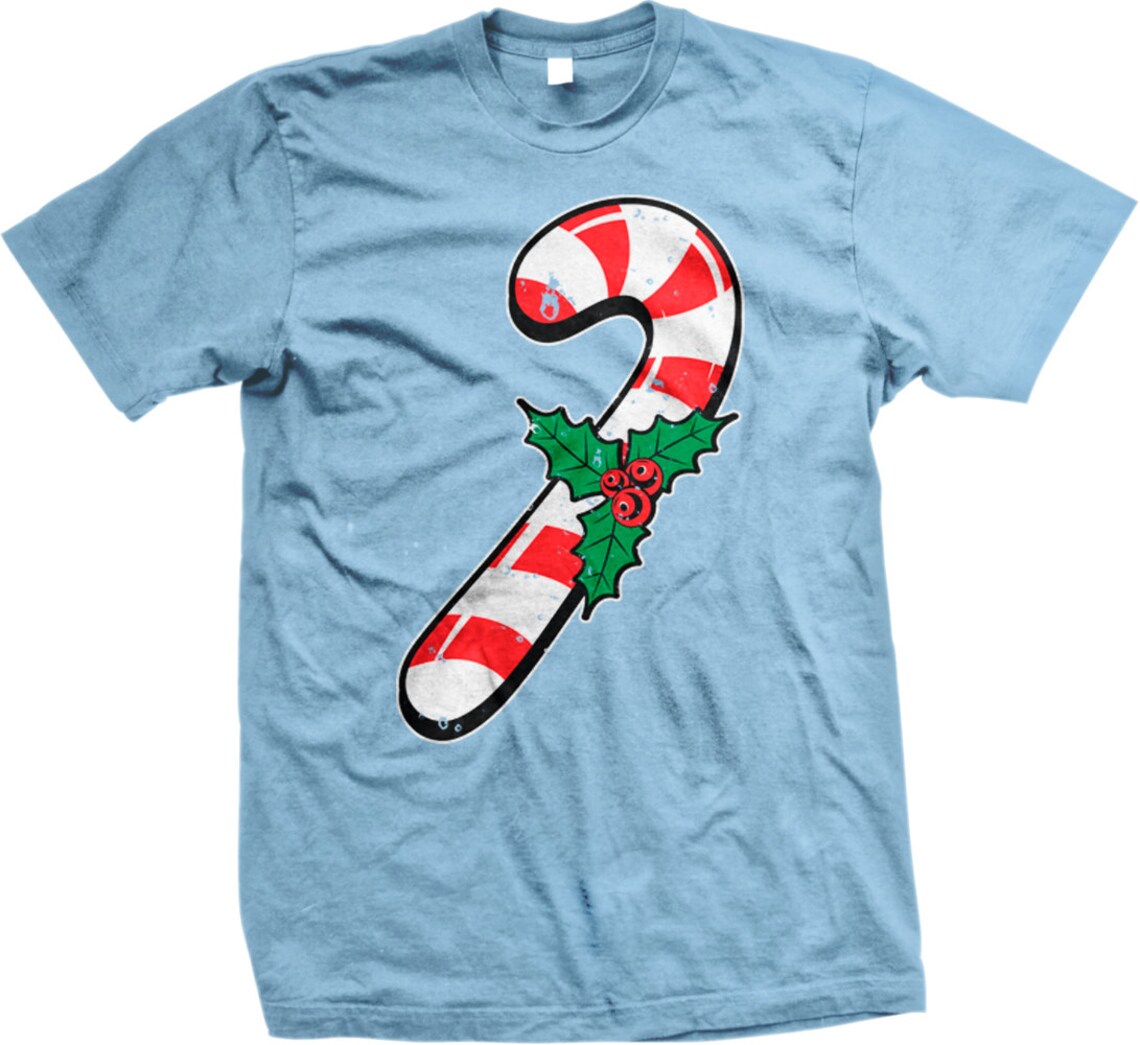 Candy Cane Tshirt Xmas Tshirt EVERYTHING Christmas Etsy UK