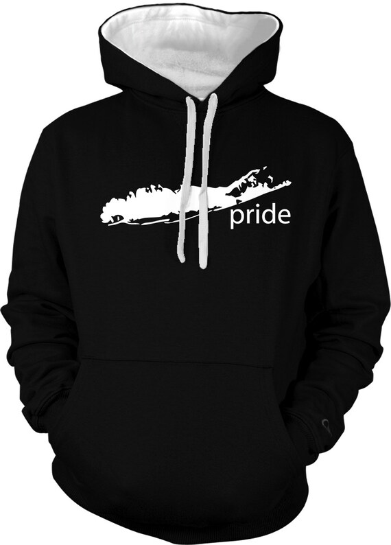 Long Island Home NYC Pride New York City Nassau Suffolk 2-tone Hoodie Pullover