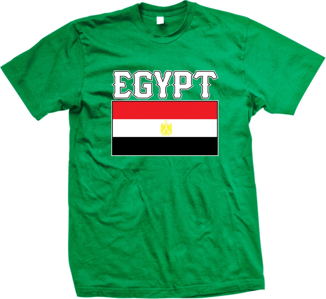 Egypt Flag Men's Tshirt Egyptian Flag Arab Republic of Etsy
