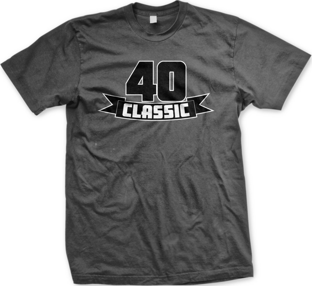 40 Classic Men's T-shirt 40 Years Old 40th Birthday | Etsy