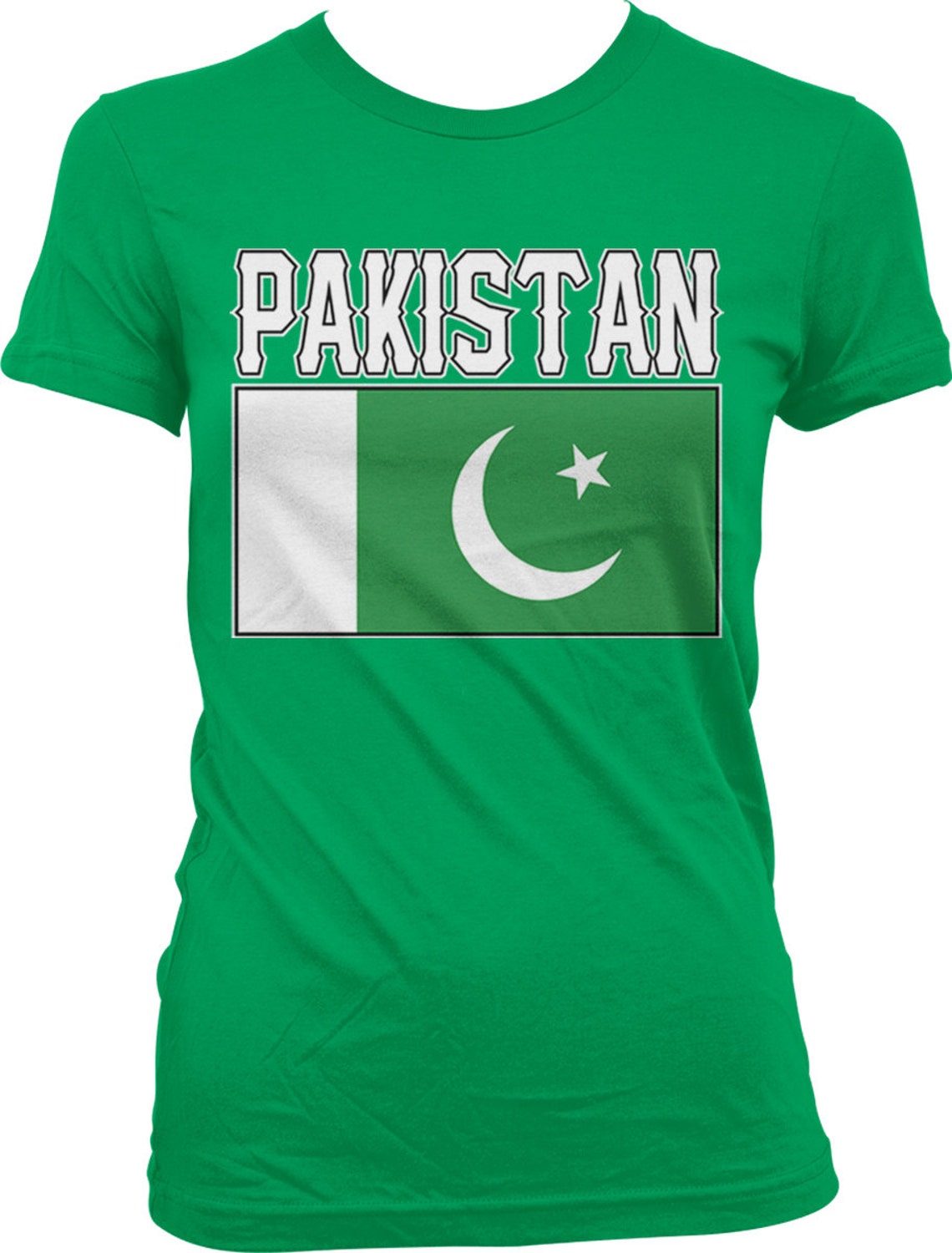 Pakistan Flag Ladies Tshirt Pakistani Flag Republic of Etsy
