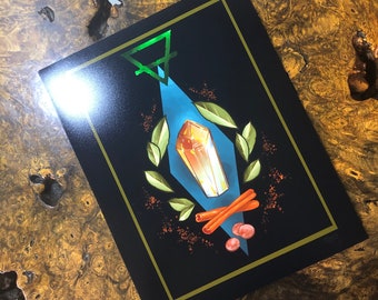 Abundance Magic 8.5 x 11 Illustrated Alchemy Art Print
