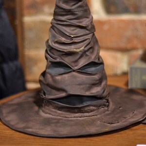 Sorting Hat Full Size Halloween Decor Hat Tree Topper Etsy