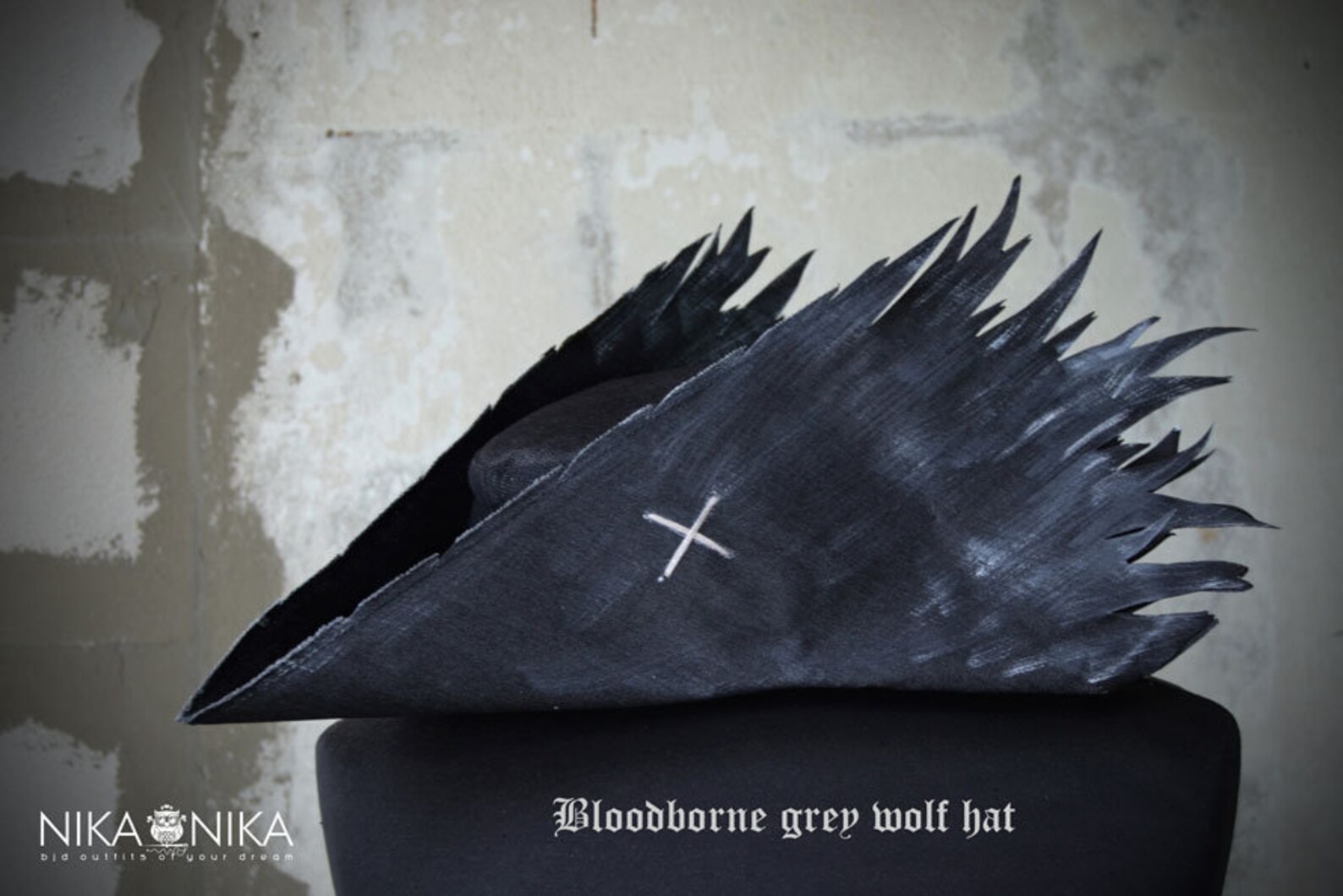 Bloodborne cosplay Hunter hat Hair Accessories Grey Wolf Etsy