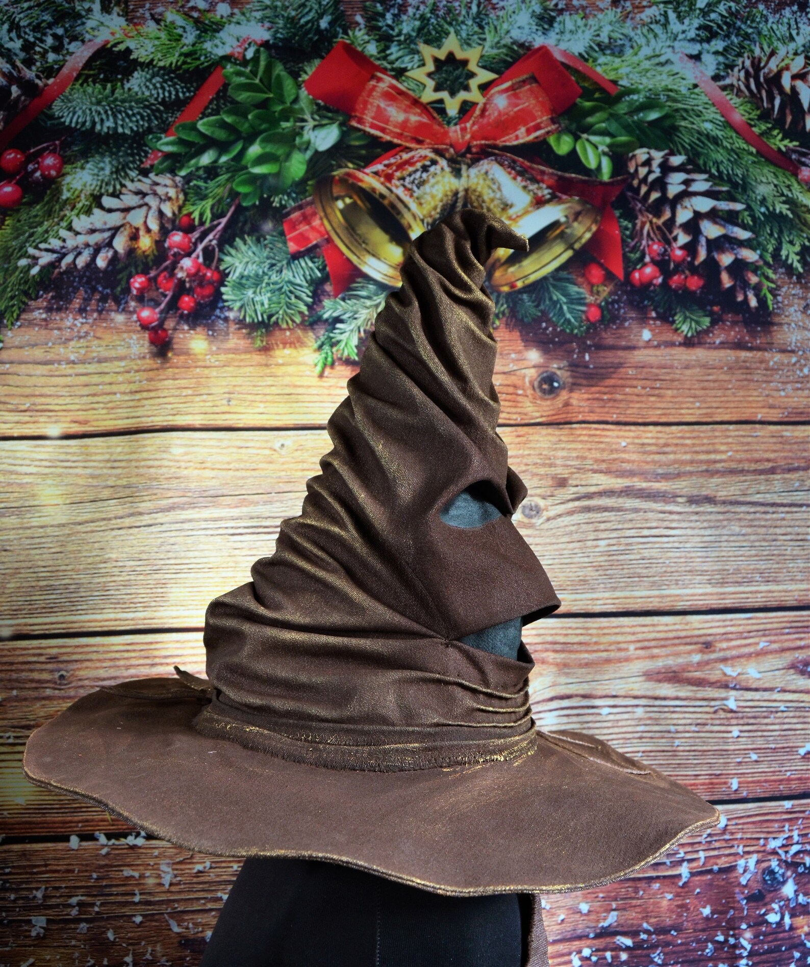 Top hat Christmas tree topper sorting hat full size for Etsy