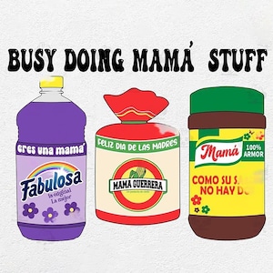 Mama Guerrera Como tu sazón no ay dos Fabulosa PNG Mothers Day Gift, Mother Day Png, Gift For Mom Png, Digital Download