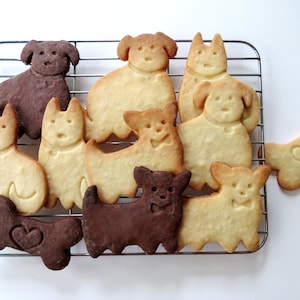 Dog Cookie Cutter and Stamp Set | 3D Printed Cookie Cutters | Cute Dog Gift