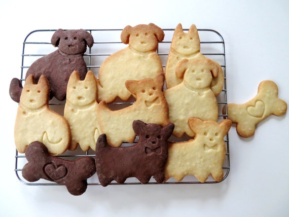 Dog Cookie Cutter and Stamp Set | 3D Printed Cookie Cutters | Cute Dog Gift
