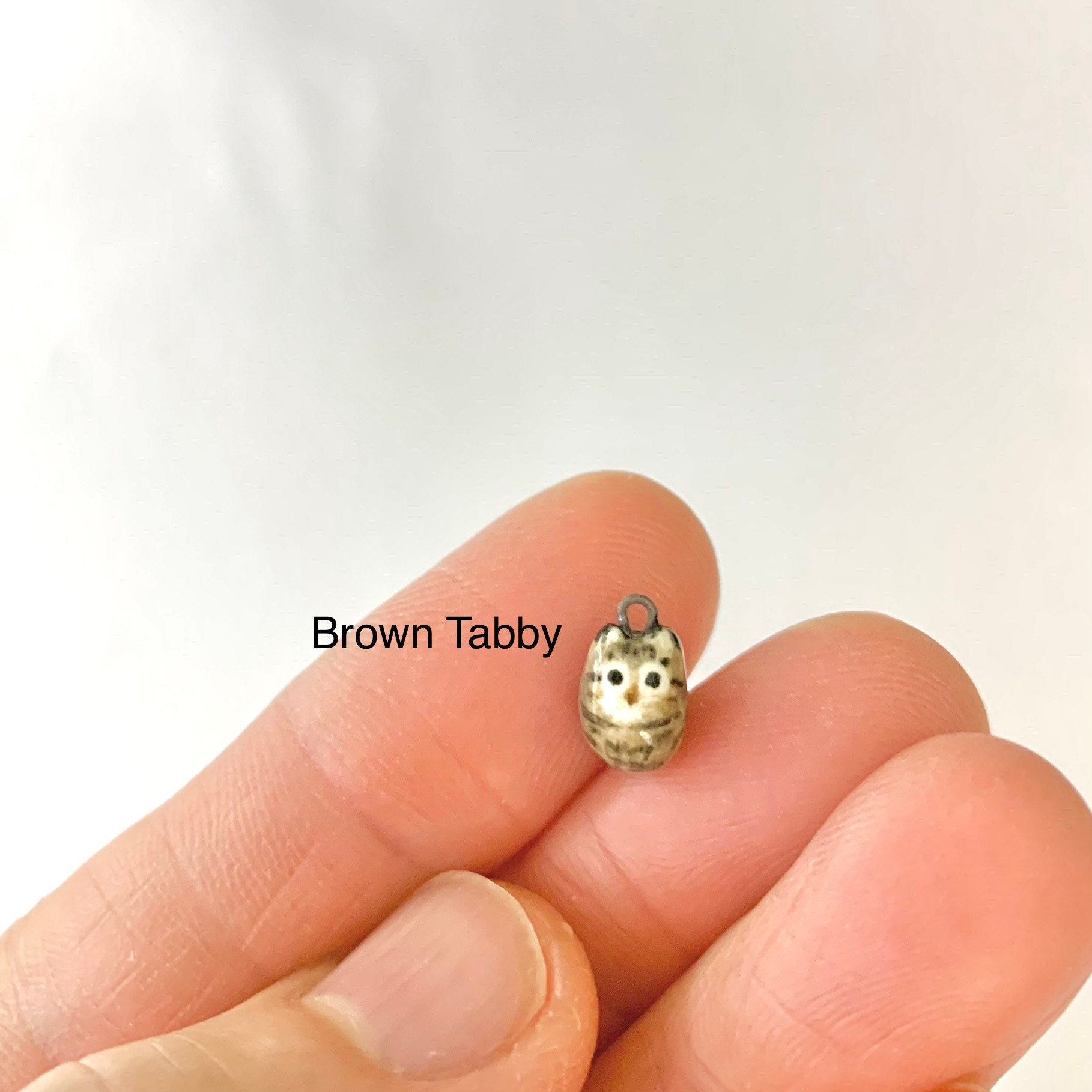 Topflier 30 Pcs Mini Cat Charms Cute Kitty Pendants for DIY Jewelry Making