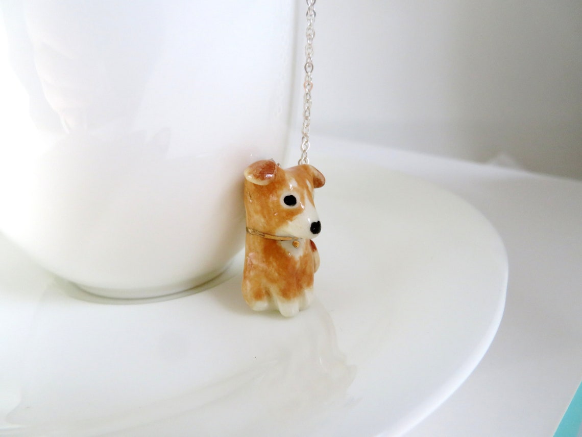 Collier Pour Animal De Compagnie - Pendentif Chien Qui Dort / Ange Mignon - Pour Amoureux Des Pets - Neuf Avec étiquettes