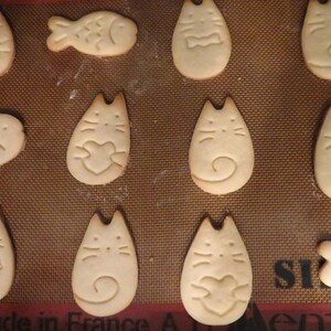 Cat Cookie Cutter and Cookie Stamp  3D Printed Cookie Cutters image 7