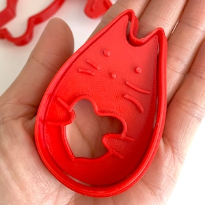 Cat Cookie Cutter and Cookie Stamp  3D Printed Cookie Cutters Cat Heart