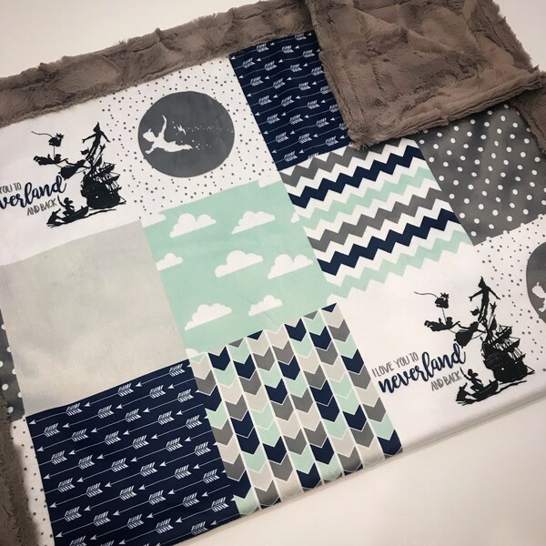 Neverland designer Minky blanket