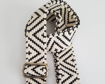 Boho Woven Purse Strap, Adjustable Crossbody Bag Strap