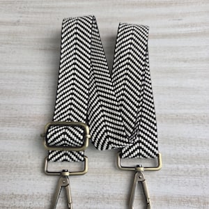 Boho Purse or Bag Strap, Adjustable Woven Crossbody, 1 1/2" Wide