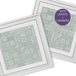 Blackwork Pattern - The 2024 SAL - Blackwork by Peppermint Purple