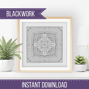 Study In Black Blackwork by Peppermint Purple