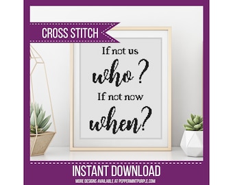 Political Cross Stitch Pattern by Peppermint Purple