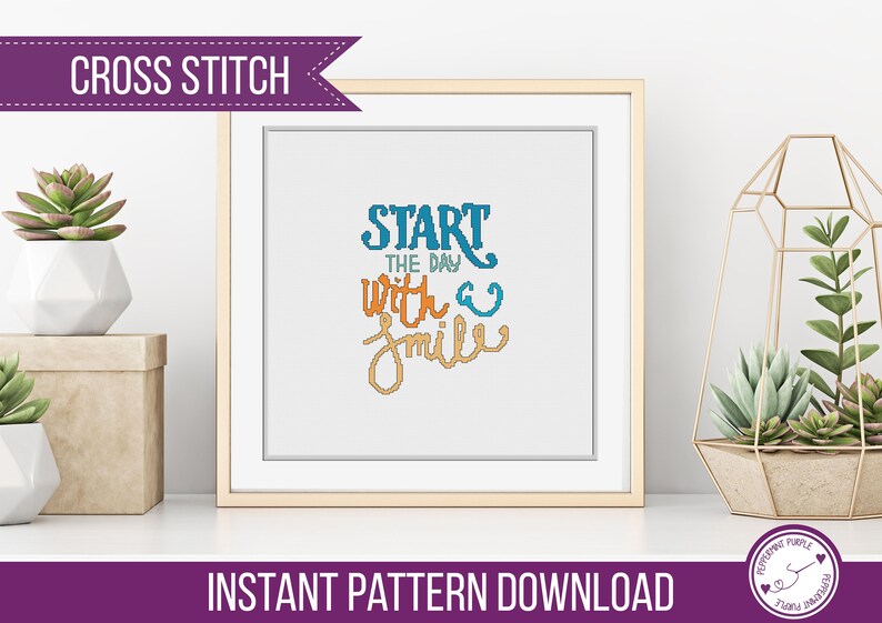 Inspirational Cross Stitch Pattern Counted Cross Stitch Etsy