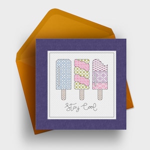 Blackwork Muster - Stay Cool von Peppermint Purple