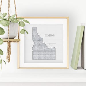Idaho Blackwork by Peppermint Purple